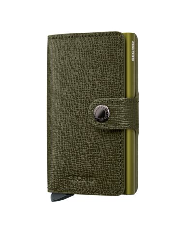WEB_Small-Crisple - Miniwallet - Kelp - Front Secrid Miniwallet carbon