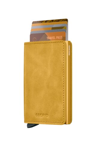 WEB_Small-Vintage - Slimwallet - Yellow - Gold - Cards Secrid Slimwallet Vintage