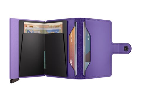 WEB_Small-Yard Powder - Miniwallet - Lilac - Lilac - Open Secrid Miniwallet Yard non-leather
