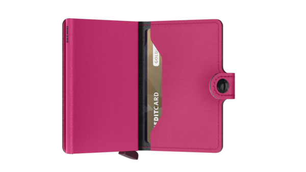 Secrid_Miniwallet_Yard_Powder_Fuchsia_Semi_Open Secrid Miniwallet Yard non-leather