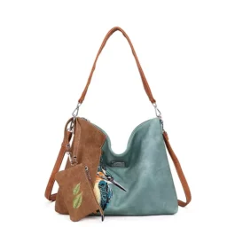 Aqua/Cognac