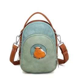 Lightgreen/Aqua/Cognac
