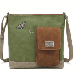 Green/Cognac/Beige