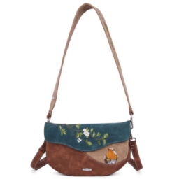 Teal/Brown